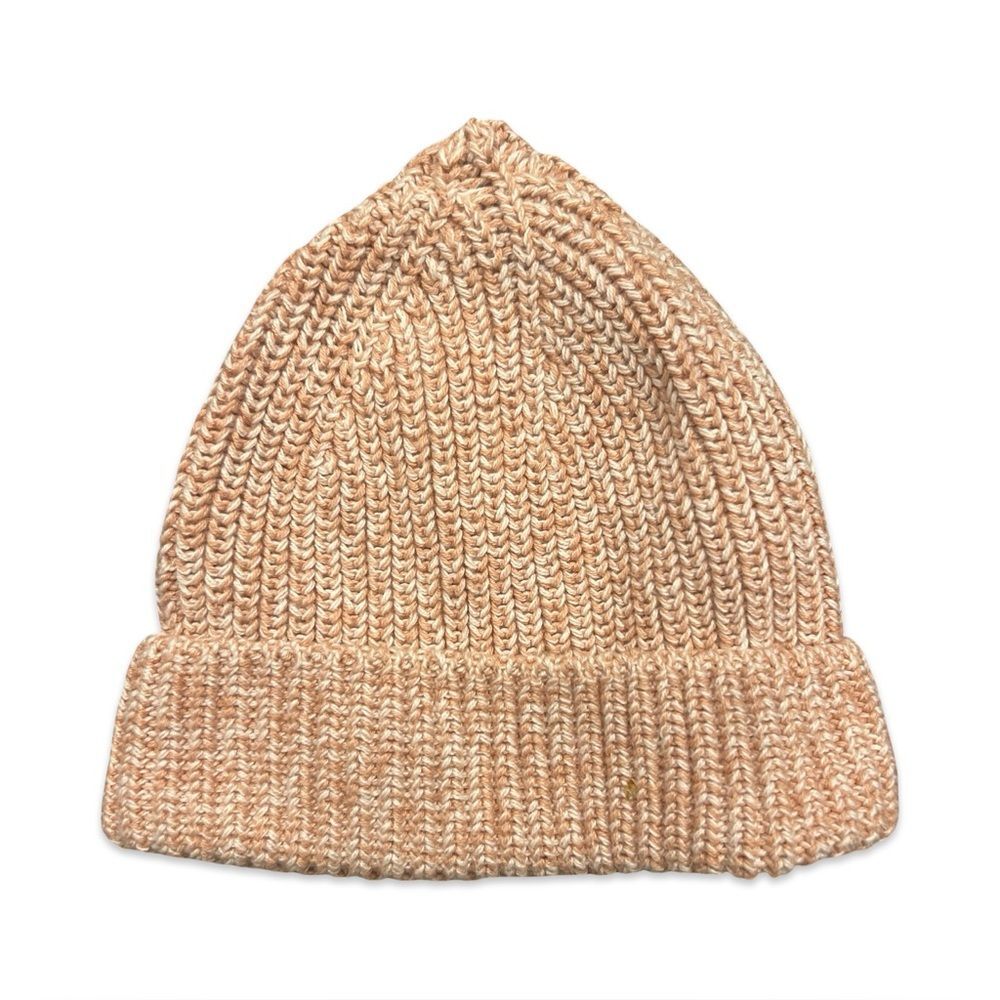 100% Cotton Baby Girl Knit Beanie Winter Hat Size 6-12 Months